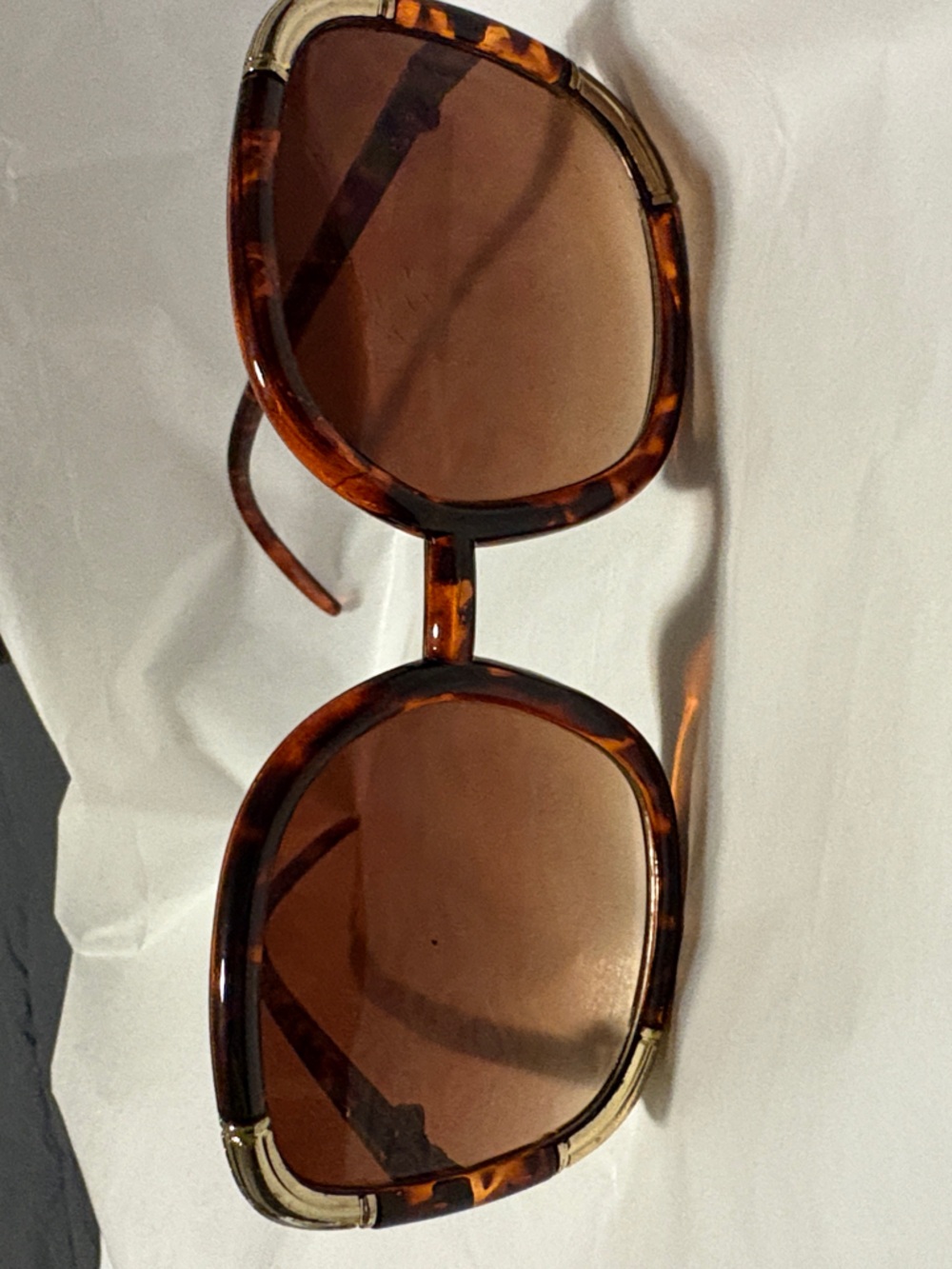 Joan Boyce Tortoiseshell Sunglasses with Brown Lenses SO 7981LJB
